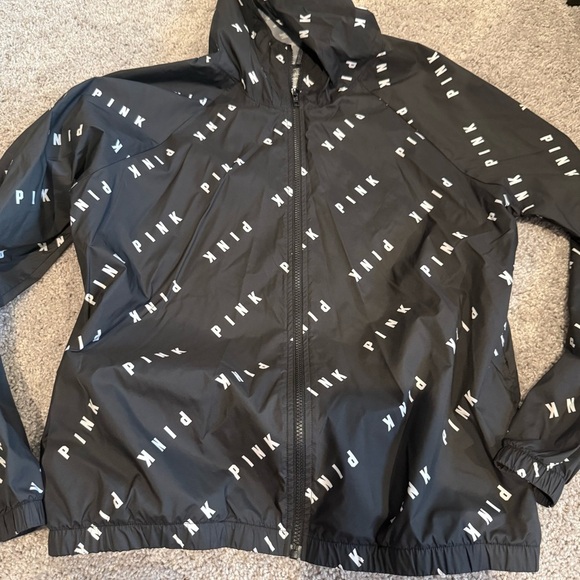 Victorias Secret PINK Windbreaker Jacket Size Medium - Picture 1 of 4